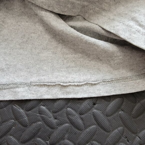 Nike Vintage 90s Y2K Era Mock Neck Long Sleeve T Shirt, Gray, Made in USA, Med - Picture 8 of 13